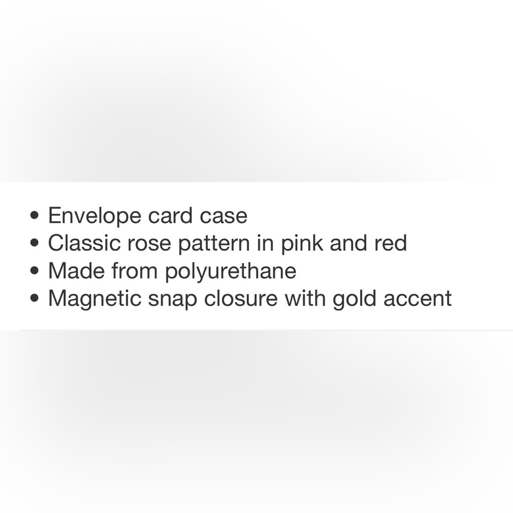 Kate Spade X Target Classic Rose Envelope Card Case - Picture 5 of 9